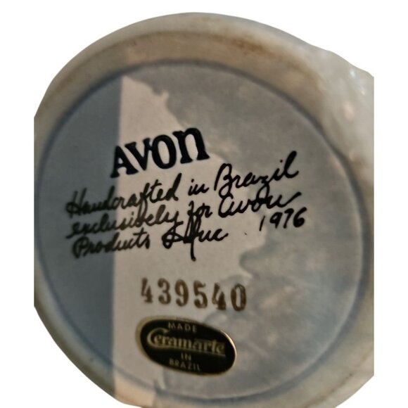 Beer Stein Avon Collectible Ceramic & Pewter Lidded - Picture 13 of 13